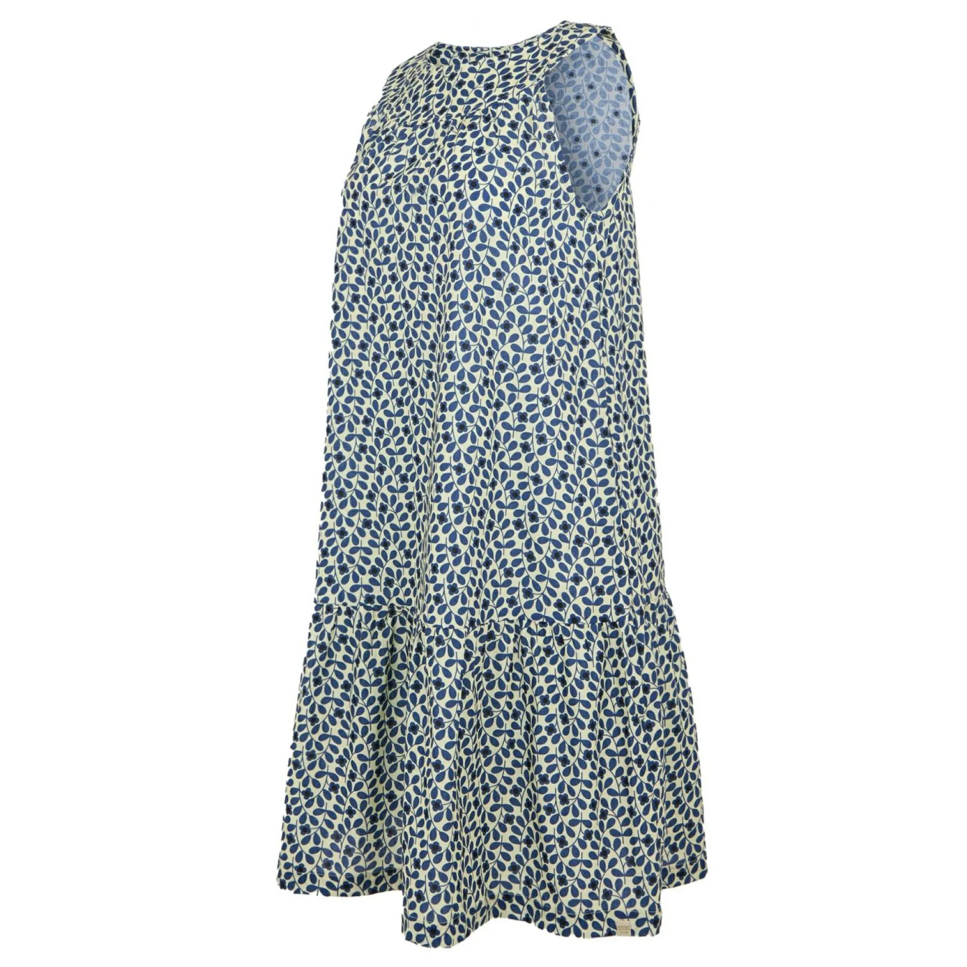 Orla Kiely Summer Sleeveless Dress II | Jasmine Flower Blue