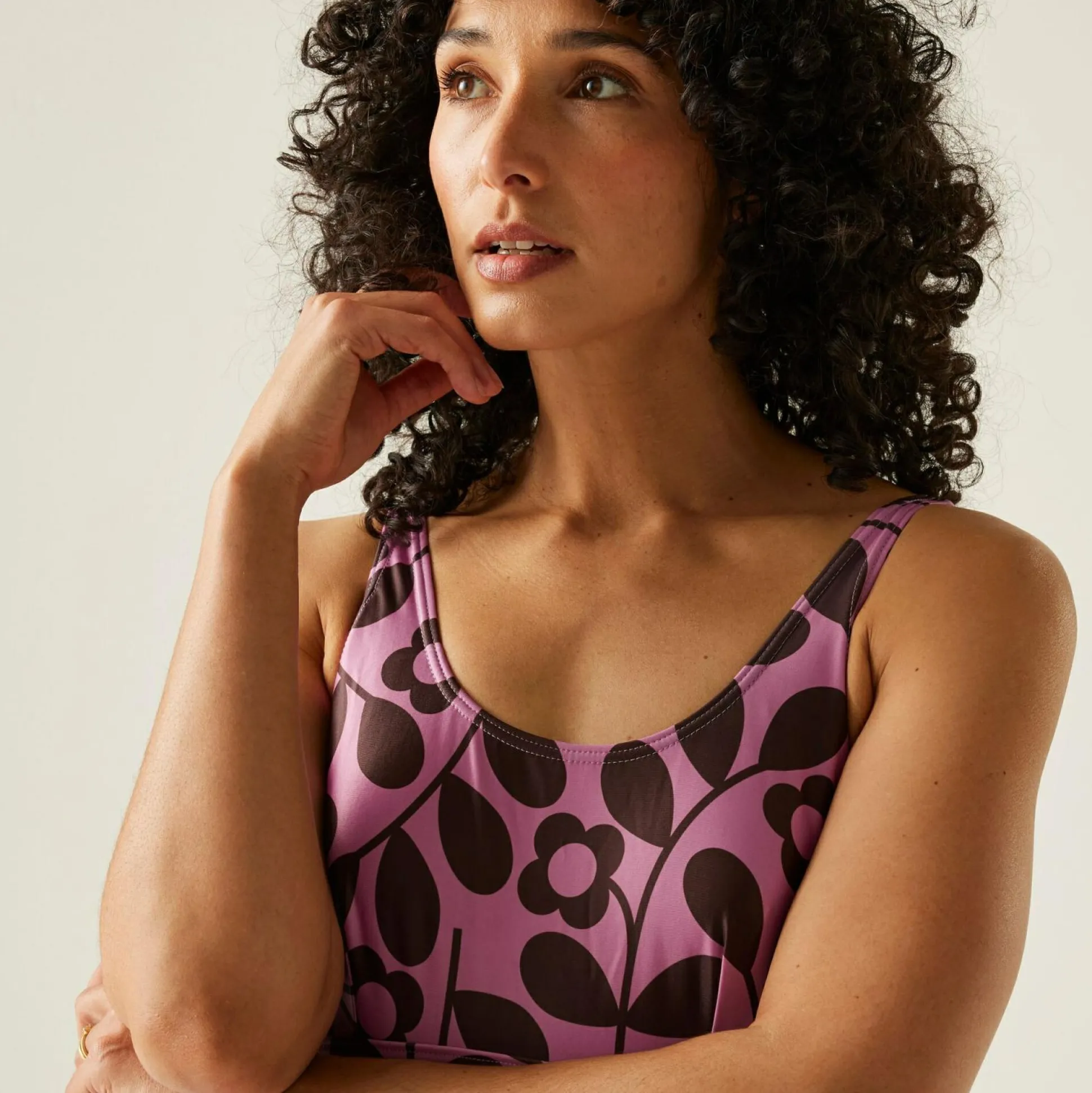 Orla Kiely Swimsuit | Jasmine Flower Morello
