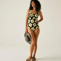 Orla Kiely Swimsuit | Spinning Flower Black