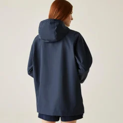 Orla Kiely Swing Waterproof III Jacket | Navy Lotus Olive Lining