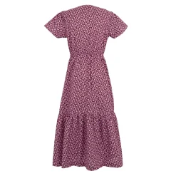 Orla Kiely Tiered Midi Dress | Jasmine Flower Lilac