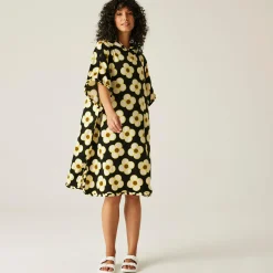 Orla Kiely Towelling II Robe | Spinning Flower Black