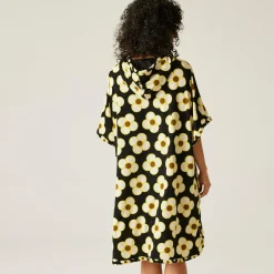 Orla Kiely Towelling II Robe | Spinning Flower Black