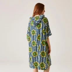 Orla Kiely Towelling II Robe | Lotus Olive