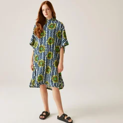 Orla Kiely Towelling II Robe | Lotus Olive