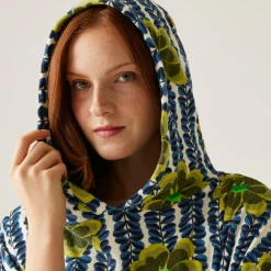 Orla Kiely Towelling II Robe | Lotus Olive