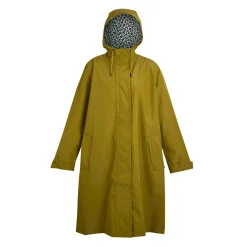 Orla Kiely Waterproof Mac II | Olive Green Jasmine Flower Black