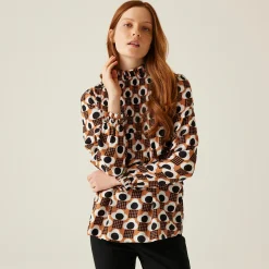 Orla Kiely Winter Blouse | Rain Cloud Tan