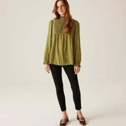 Orla Kiely Winter Blouse | Clover Olive
