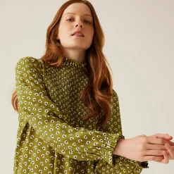 Orla Kiely Winter Blouse | Clover Olive