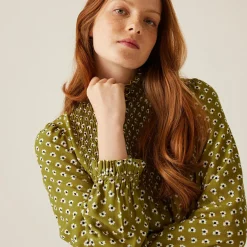 Orla Kiely Winter Blouse | Clover Olive