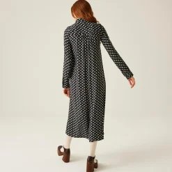 Orla Kiely Winter Dress | Clover Black