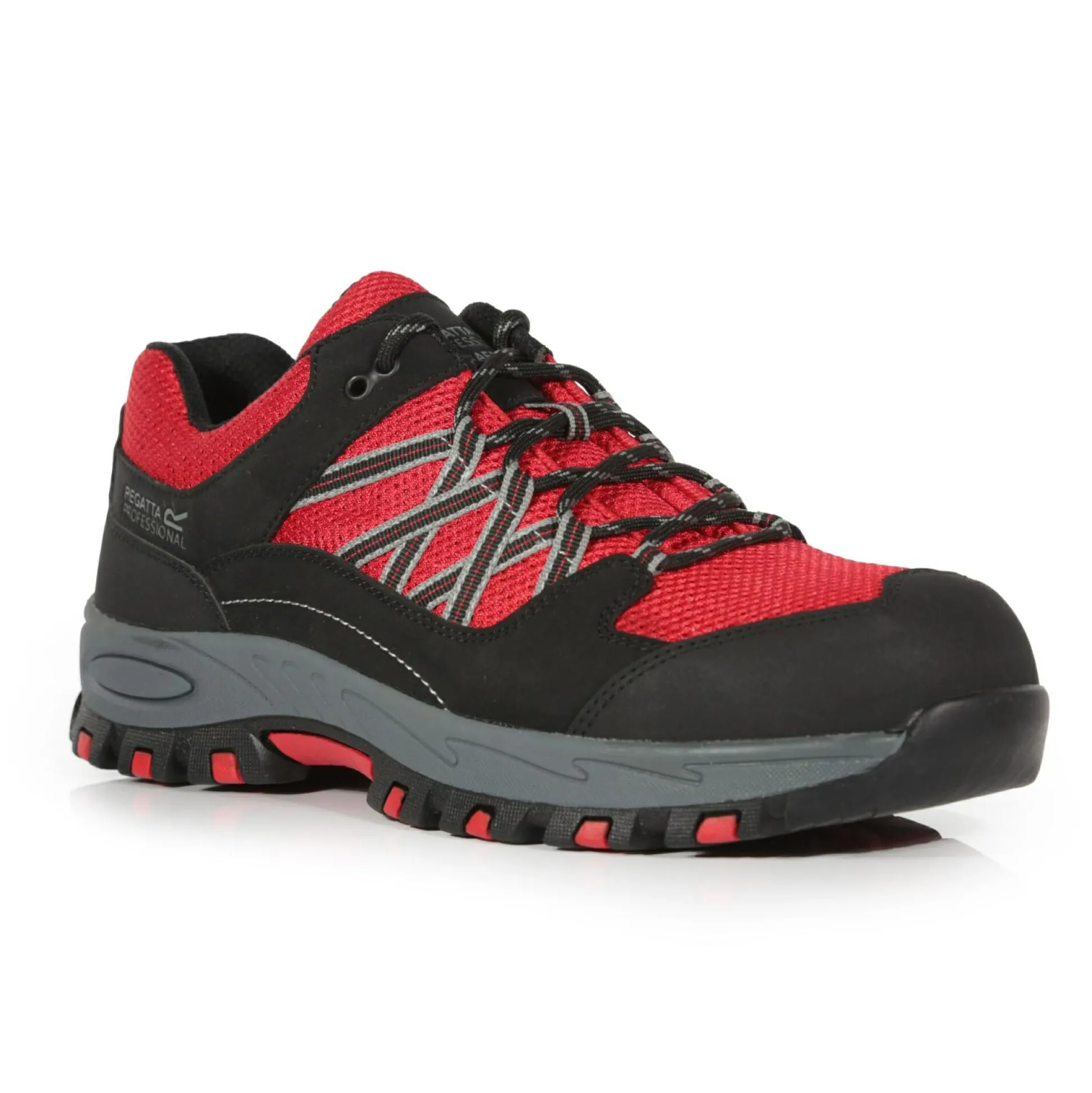 Sandstone Low Safety Boots | Red/Black
