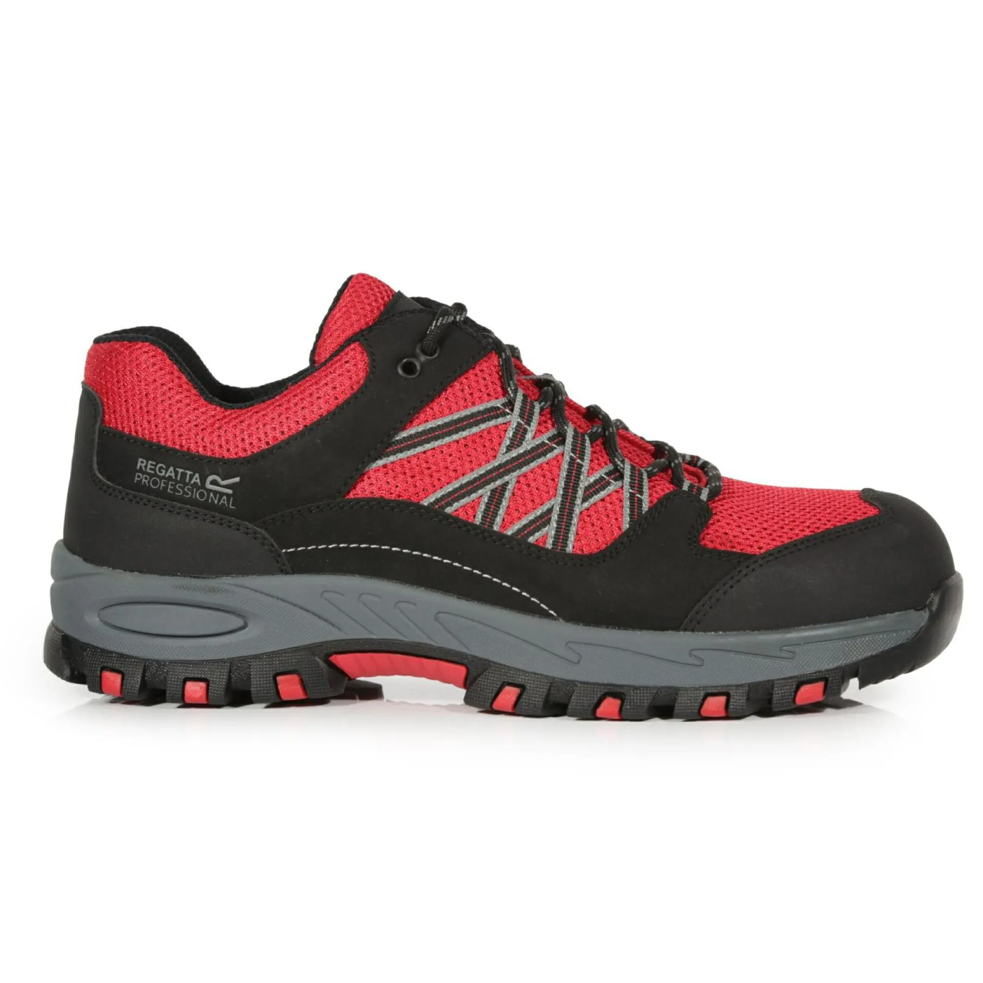 Sandstone Low Safety Boots | Red/Black
