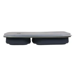 Silicon Folding Mess Tin | Ebony Grey