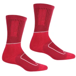 Womens 2 Pack Samaris 2 Season Sock | Cherry Pink White