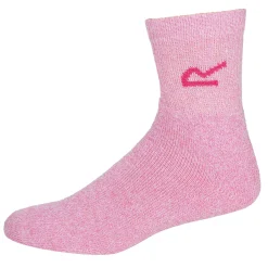 Womens 3 Pack Sock In A Box | Blush Marl Pink