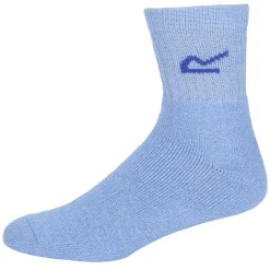 Womens 3 Pack Sock In A Box | Blush Marl Pink