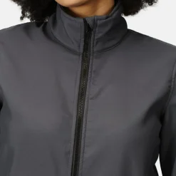 Women's Ablaze Printable Softshell Jacket | Seal Grey Black