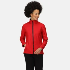 Women's Ablaze Printable Softshell Jacket | Classic Red Black