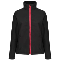 Women's Ablaze Printable Softshell Jacket | Black Classic Red