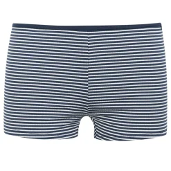 Women's Aceana Bikini Short | Navy White Seeksucker Stripe