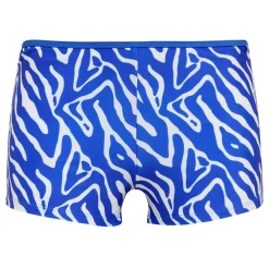 Women's Aceana Bikini Short | Brightest Blue Abstract Print