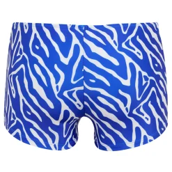 Women's Aceana Bikini Short | Brightest Blue Abstract Print