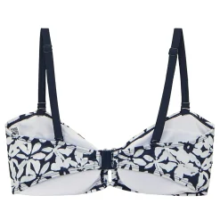 Women's Aceana III Bikini Top | Navy White Large Floral