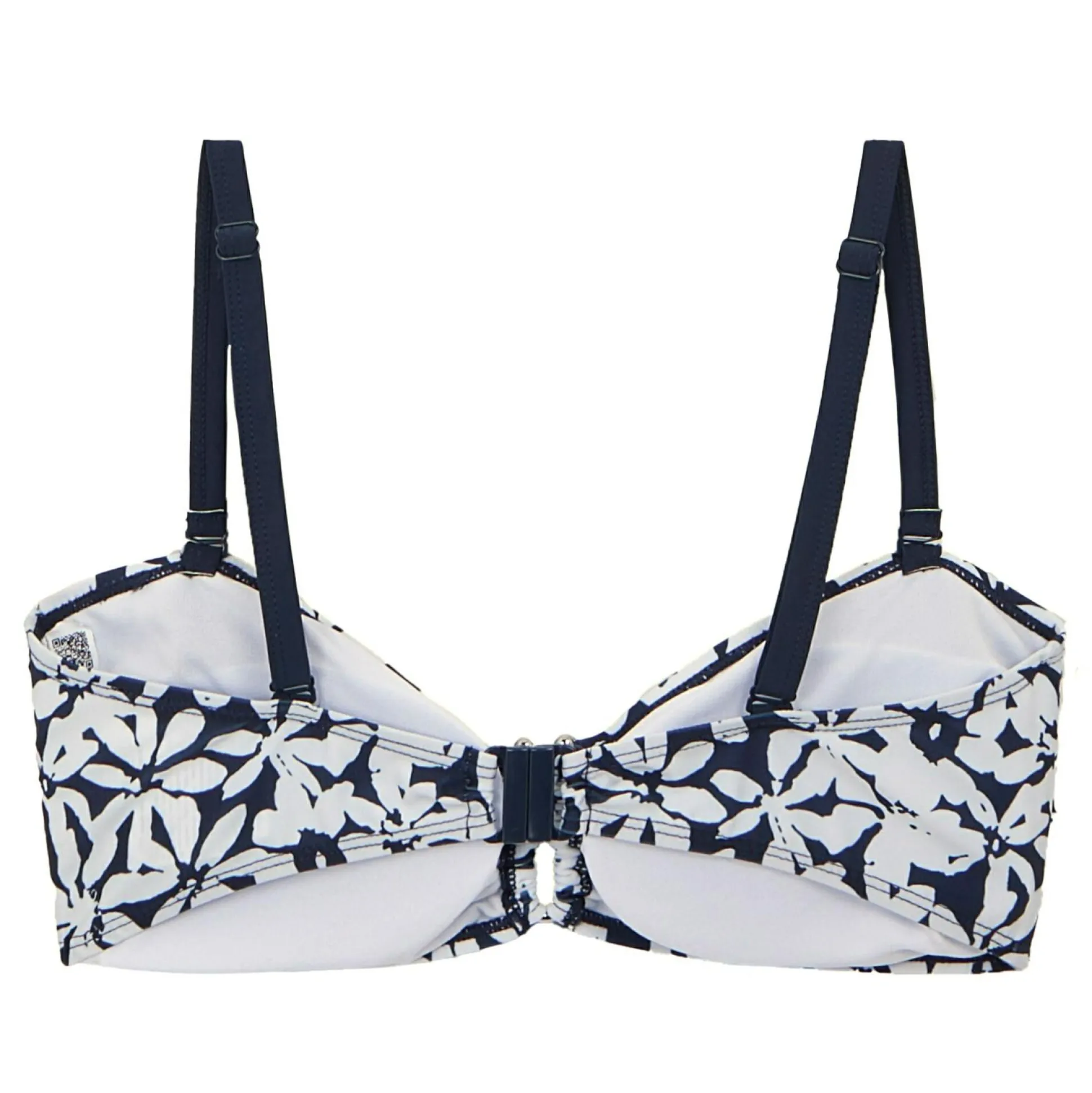 Women's Aceana III Bikini Top | Navy White Large Floral
