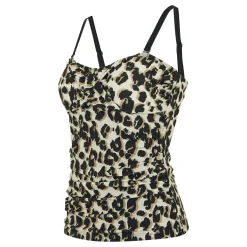 Women's Aceana III Tankini Top | Leopard Print