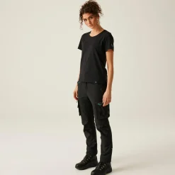 Women's ADA Cotton Stretch T-Shirt | Black