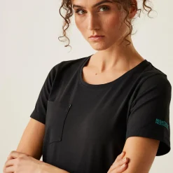 Women's ADA Cotton Stretch T-Shirt | Black