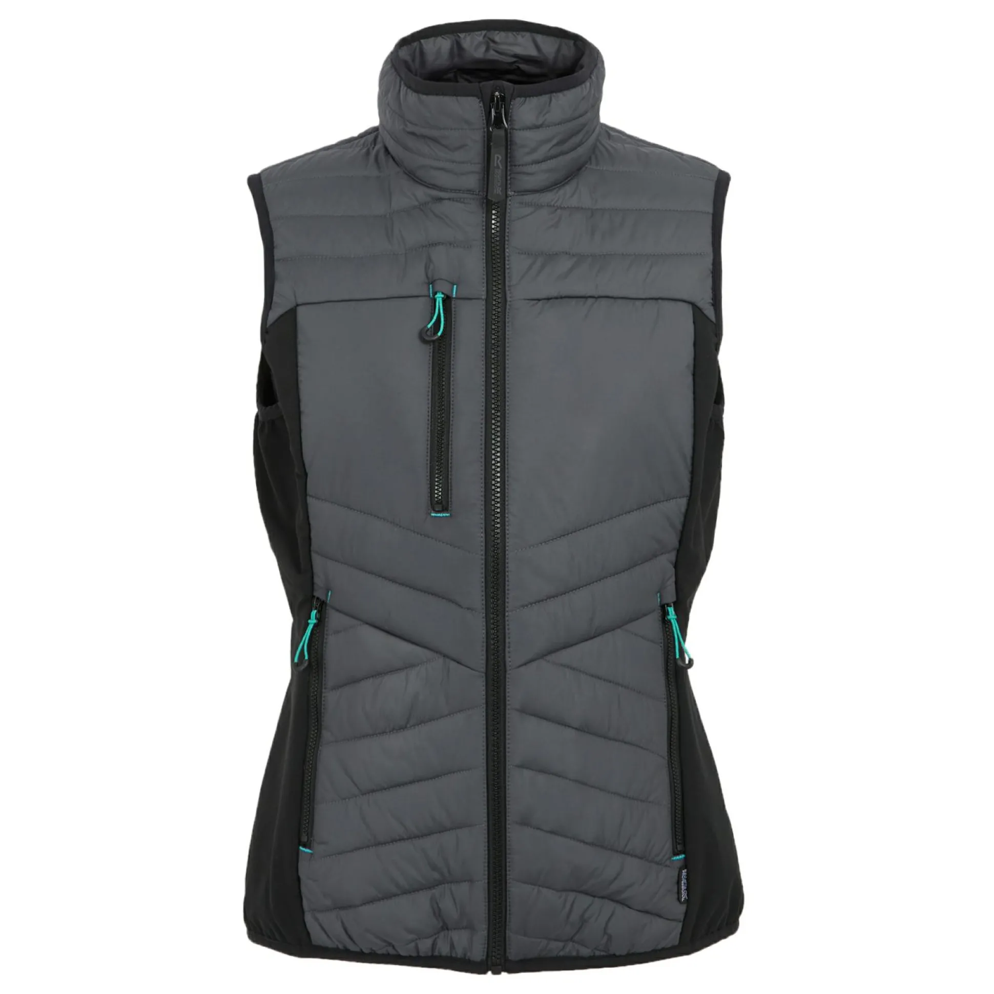 Women's ADA Hybrid Bodywarmer | Seal Grey Black