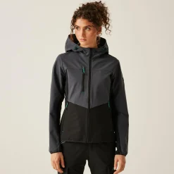 Women's ADA Stretch Softshell Jacket | Seal Grey Black
