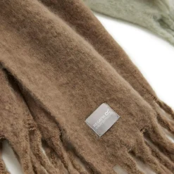Women's Aleena Shawl Scarf | Dark Khaki Moonstruck Ombre