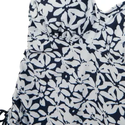Women's Alinae Swimsuit | Navy White Large Floral