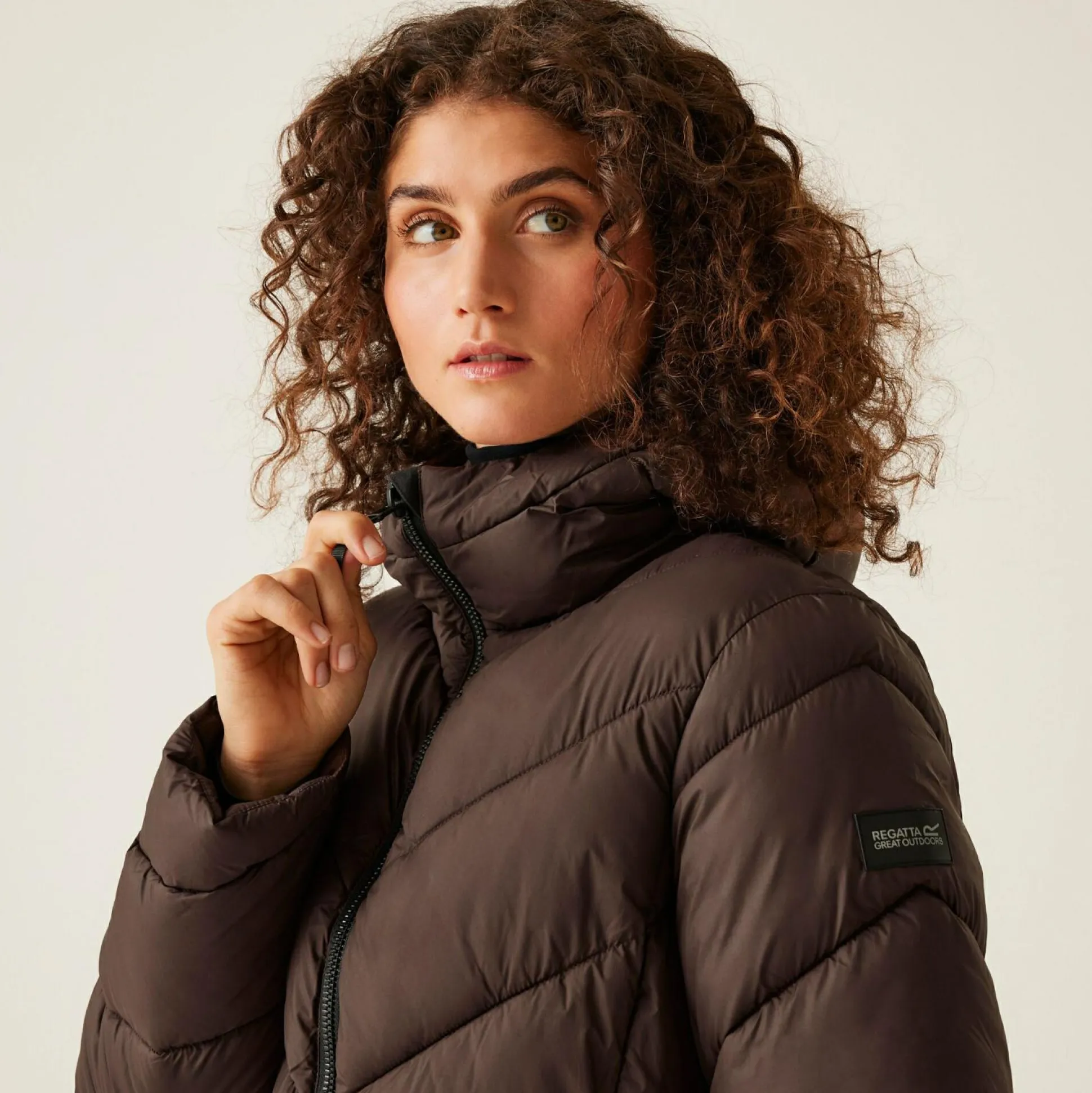 Women's Andia II Quilted Jacket | Bueno Brown