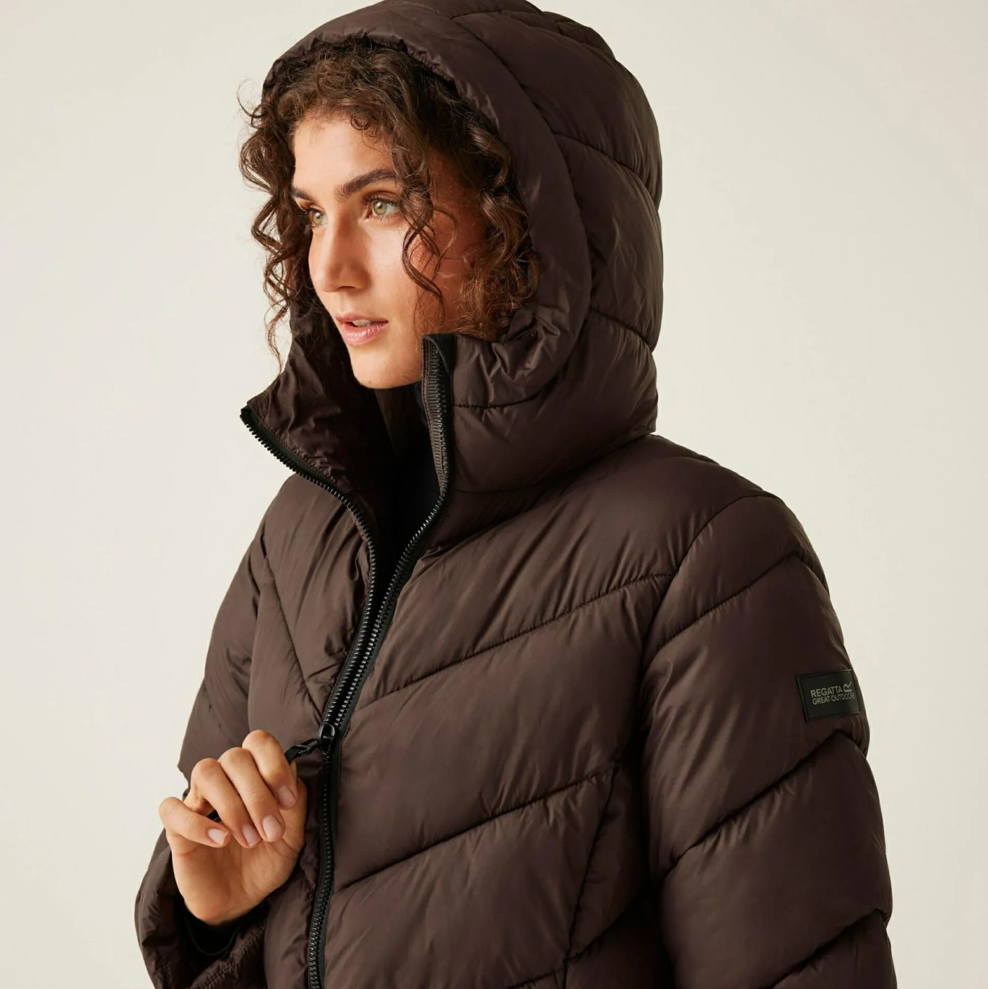 Women's Andia II Quilted Jacket | Bueno Brown