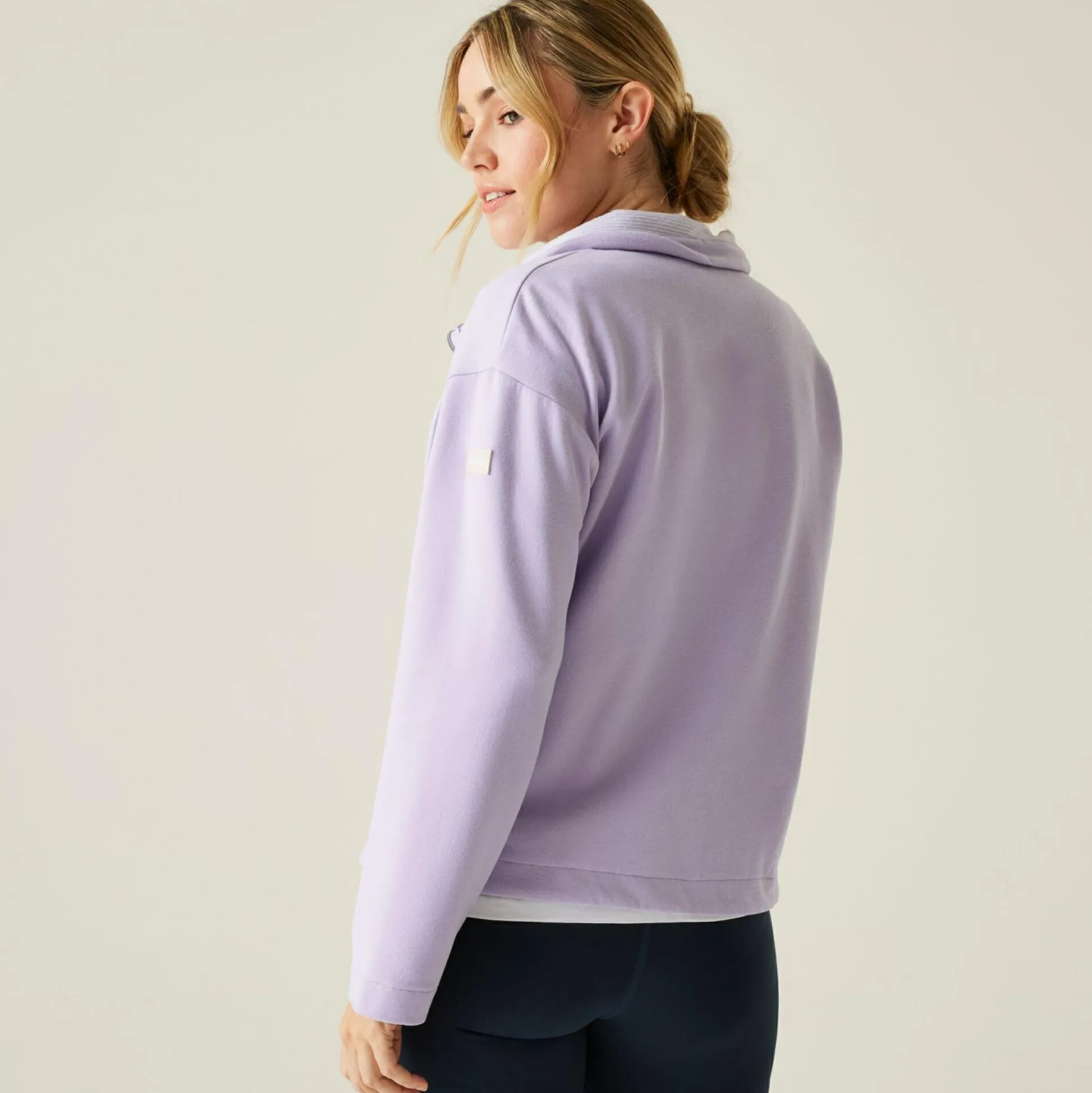 Women's Ashlynn Knitted Fleece | Lilac Thistle
