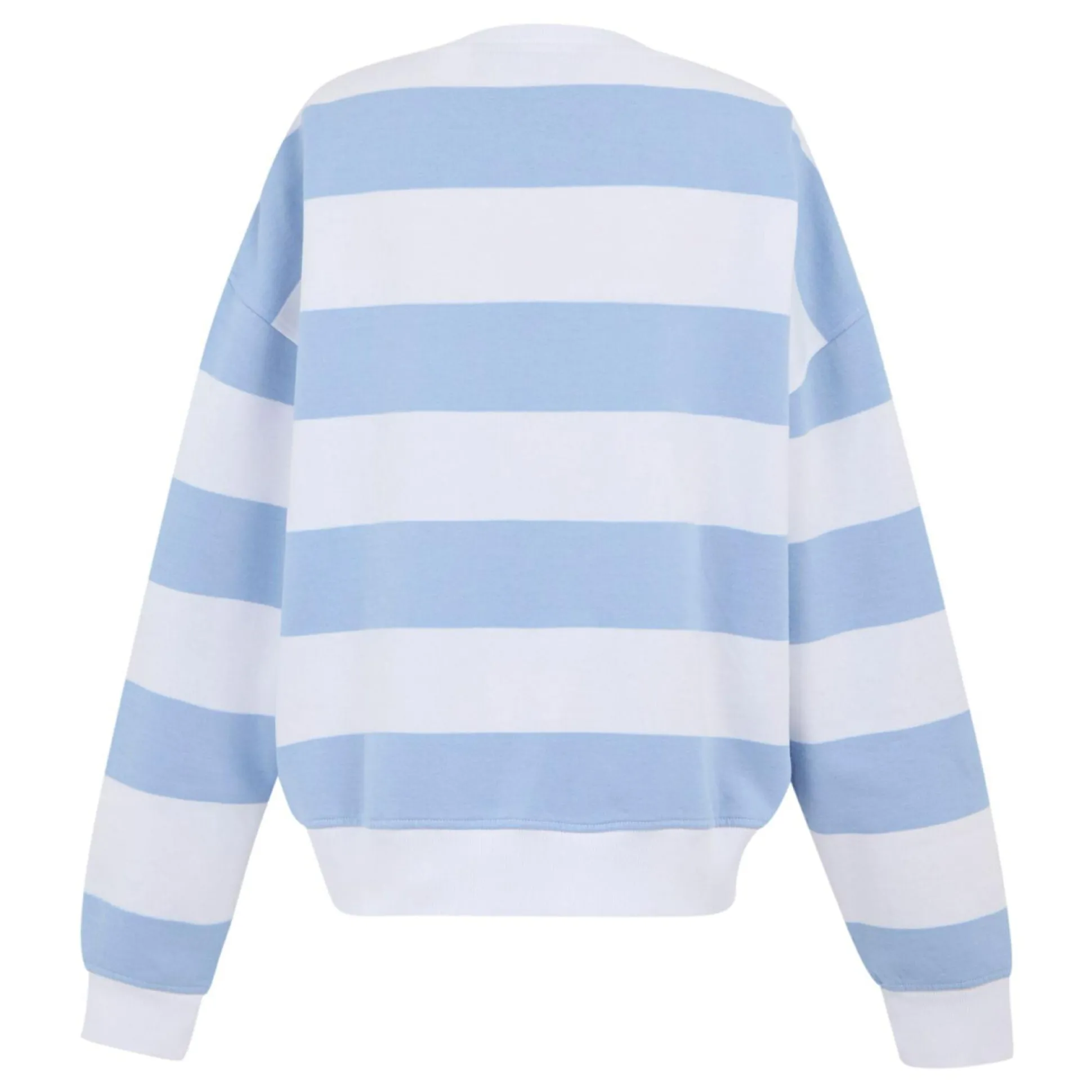 Women's Avika II Crew Neck Jumper | Chambray Blue White Stripe