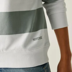 Women's Avika II Crew Neck Jumper | Glacier White Stripe