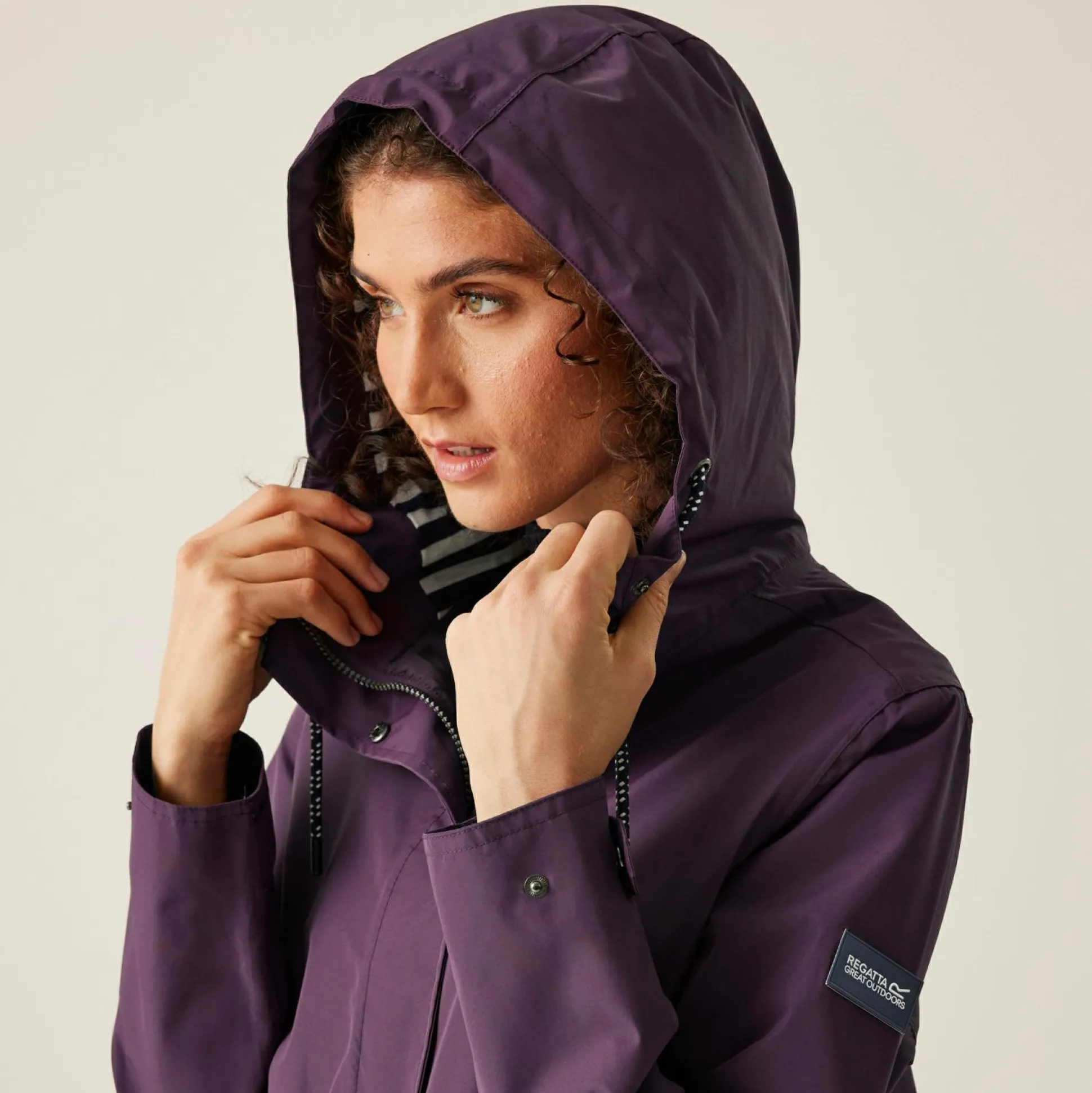 Women's Bayla Waterproof Rain Jacket | Deep Plum