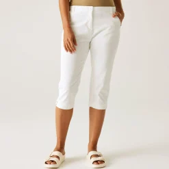 Women's Bayletta Capri Trousers | White