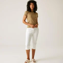 Women's Bayletta Capri Trousers | White