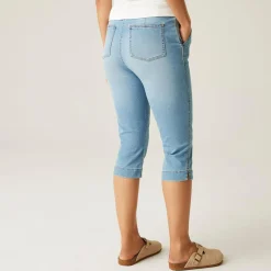 Women's Bayletta Capri Trousers | True Denim Light Blue