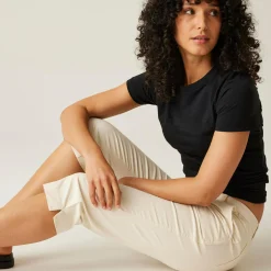 Women's Bayletta Capri Trousers | Light Vanilla