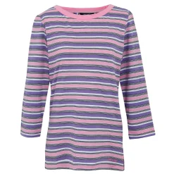 Women's Bayletta II 3/4 Sleeve Top | Soft Pink Multi Stripe