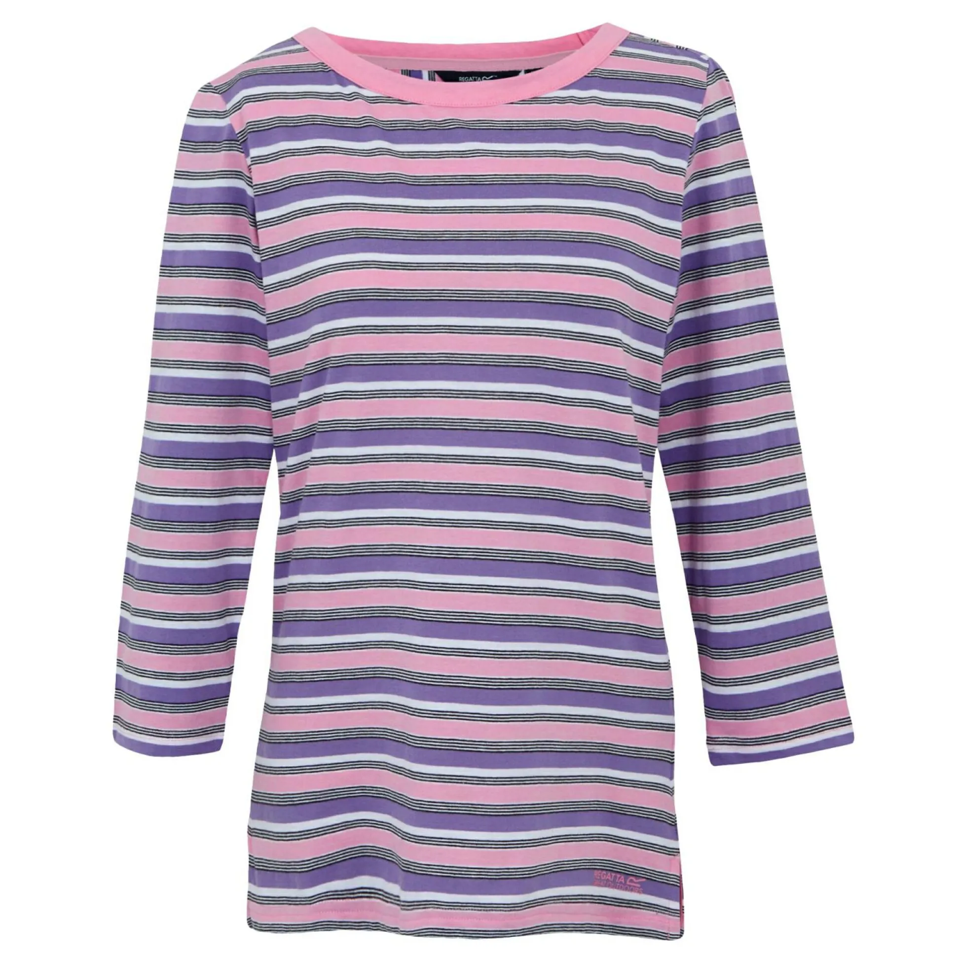 Women's Bayletta II 3/4 Sleeve Top | Soft Pink Multi Stripe