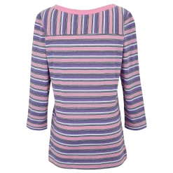 Women's Bayletta II 3/4 Sleeve Top | Soft Pink Multi Stripe